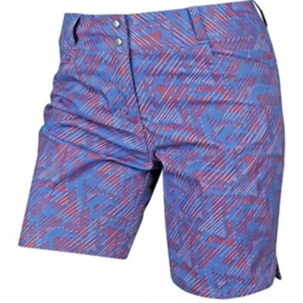 Adidas Activewear Blue and Pink Bermuda Shorts sz 6